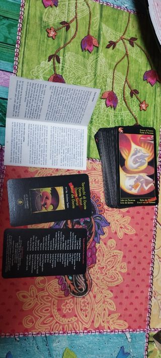 Tarot de Dante - cartas, edicion vintage.
