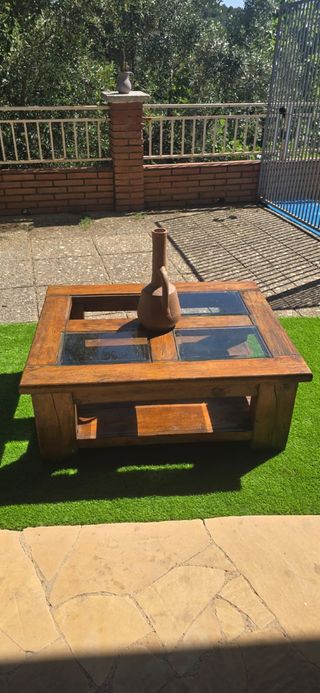 Mesa centro madera - rústica