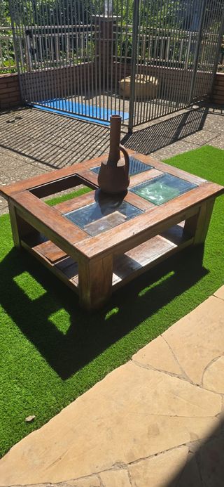 Mesa centro madera - rústica