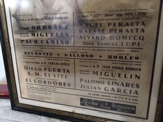 Cartel Taurino Algeciras 1971