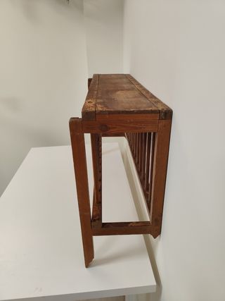 Platera vintage de madera