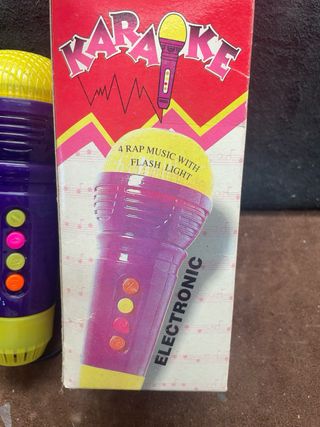 Karaokê c/Luz - Microfone Infantil