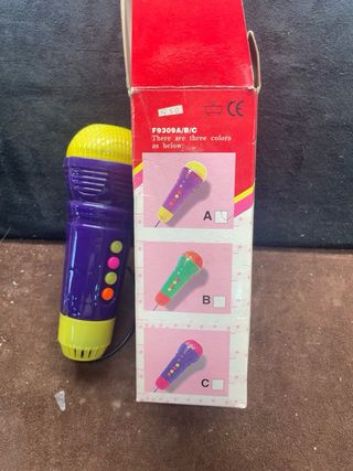 Karaokê c/Luz - Microfone Infantil