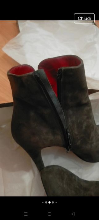 Stivaletti Rocco Barocco grigi,con scatola