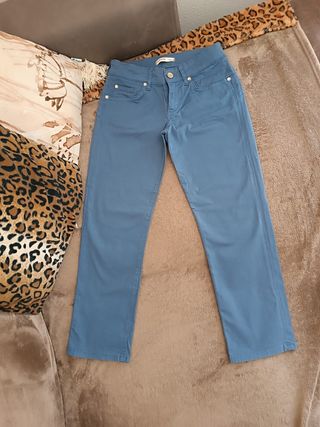 Pantaloni Liu Jo dritti, azzurri