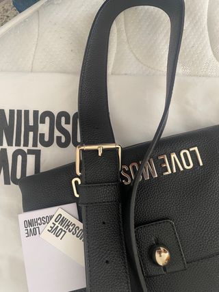Moschino - Borsa a tracolla nera