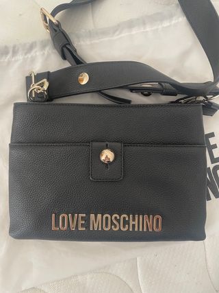 Moschino - Borsa a tracolla nera