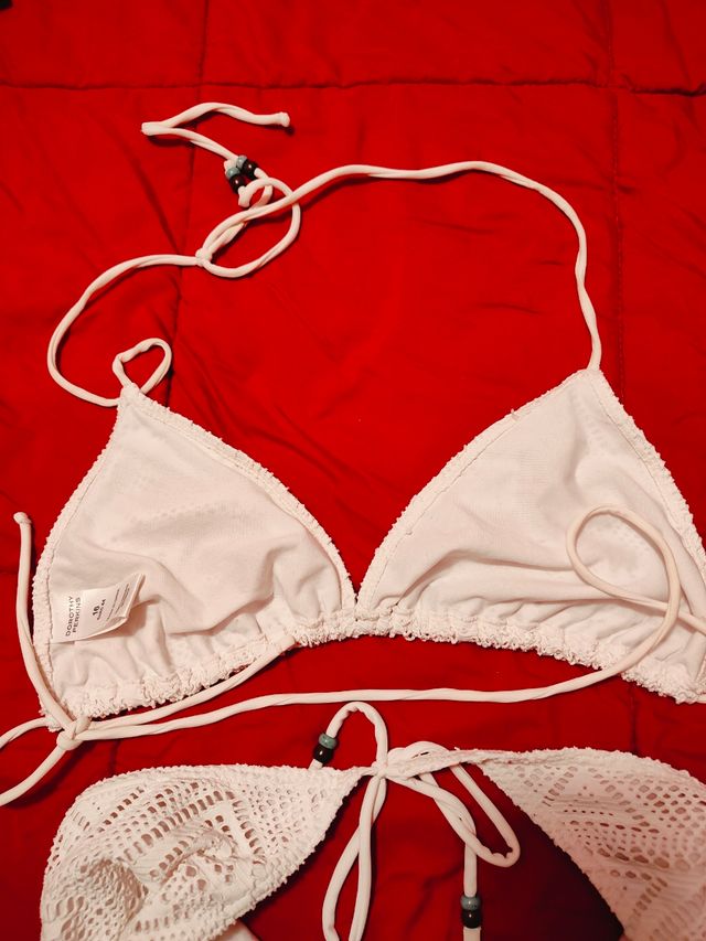 Bikini Dorothy Perkins blanco talla 44
