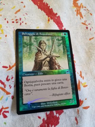 Carta Magic the Gathering - Selvaggio di Boscocavo