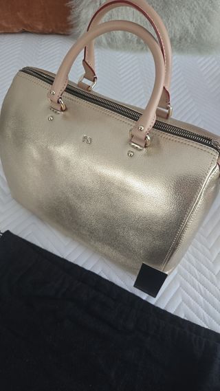 Bolso Purificación García dorado