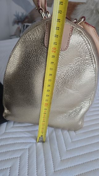 Bolso Purificación García dorado