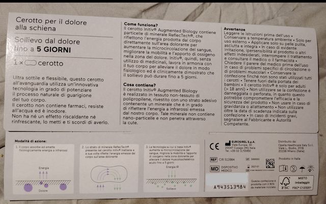 Cerotto Initiv - Dolore Schiena