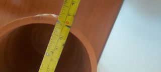 Jarrón  de barro artesanal