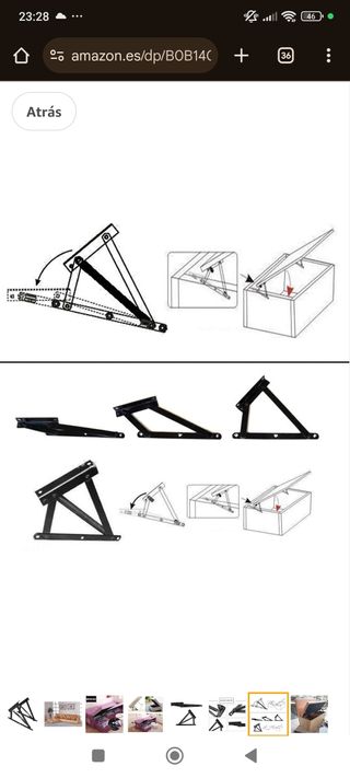 Bisagras cama/sofá - 2uds