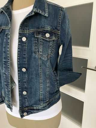 Cazadora vaquera Mango azul