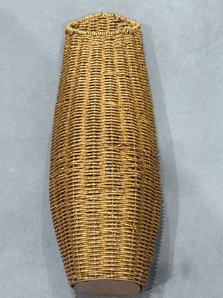 Jarrón suelo mimbre marrón - 42cm