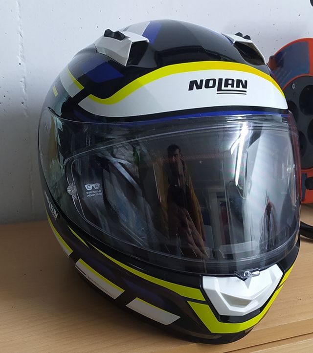 Casco Nolan N60-6, Azul/Blanco
Talla M