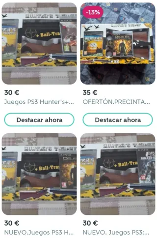 NUEVO.PACK PS3 Hunter's Trophy + Ball Trap