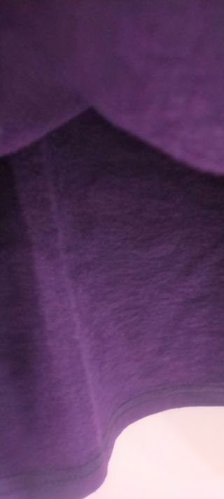 Maglione collo alto viola