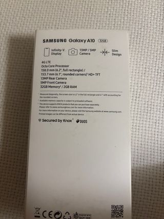 Samsung Galaxy A10 - Smartphone Negro