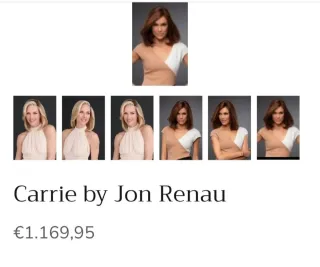 Peluca oncológica rubia cabello 100% natural.