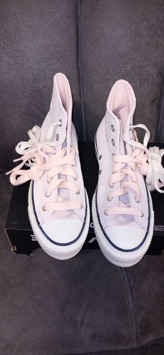 Converse All Star Chuck Taylor Pink de piel n 37,5