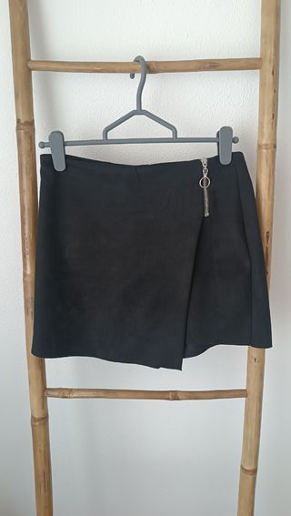 Falda pantalón Zara negra