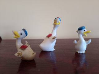 Preciosos perritos y patitos de cristal