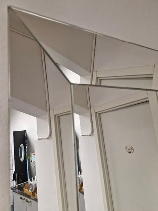 Espejo biselado grande 2x1m