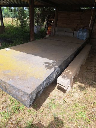 Losa piedra pizarra negra