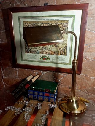 Lampara escritorio estilo banquero