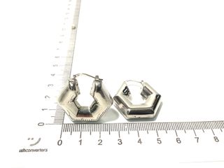 argollas plata 925mm