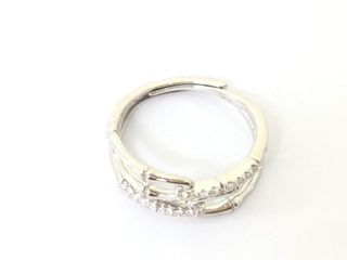 anillo plata 925mm con piedra con circonita