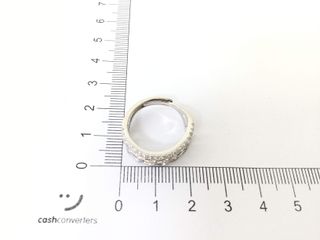 anillo plata 925mm con piedra con circonita