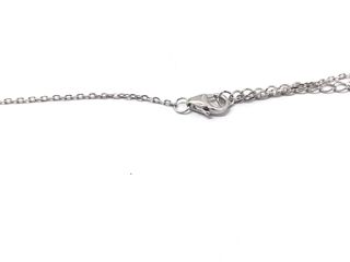 collar plata 925mm con piedra con circonita 19 5cm