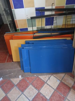 Chapas metálicas estanterías