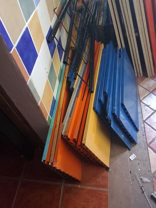 Chapas metálicas estanterías