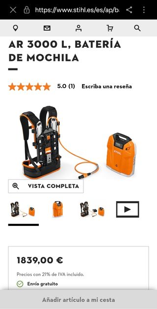 Batería Stihl AR 3000 L