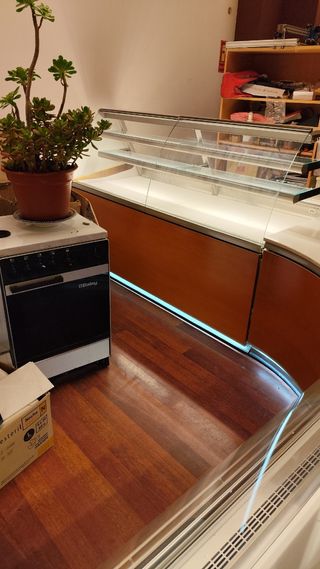 Urge vendó Vitrina frigorífica curva