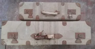 Ofrerta solo este mes!!!lote de maletas vintage.