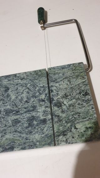 Tábua de Queijo em Mármore Verde