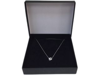 collar plata 925mm con piedra con circonita 19 5cm