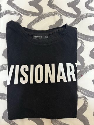 Camiseta Bershka negra XS