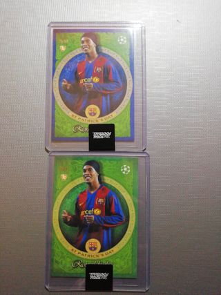 Ronaldinho numeradas topps total football 