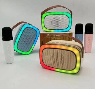 Altavoz Karaoke con Luces LED