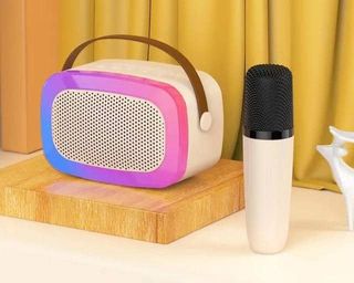 Altavoz Karaoke con Luces LED