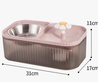 Fonte beverino per animali domestici - 2 contenitori