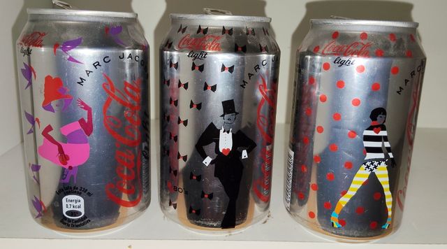 3 Latas Coca-Cola Light Marc Jacobs
