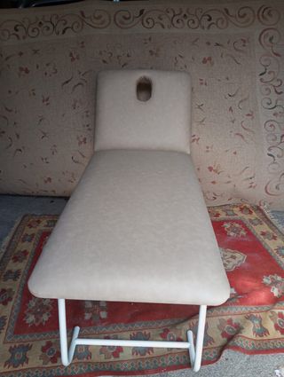 Camilla masaje plegable tapicería nueva