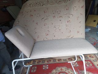 Camilla masaje plegable tapicería nueva